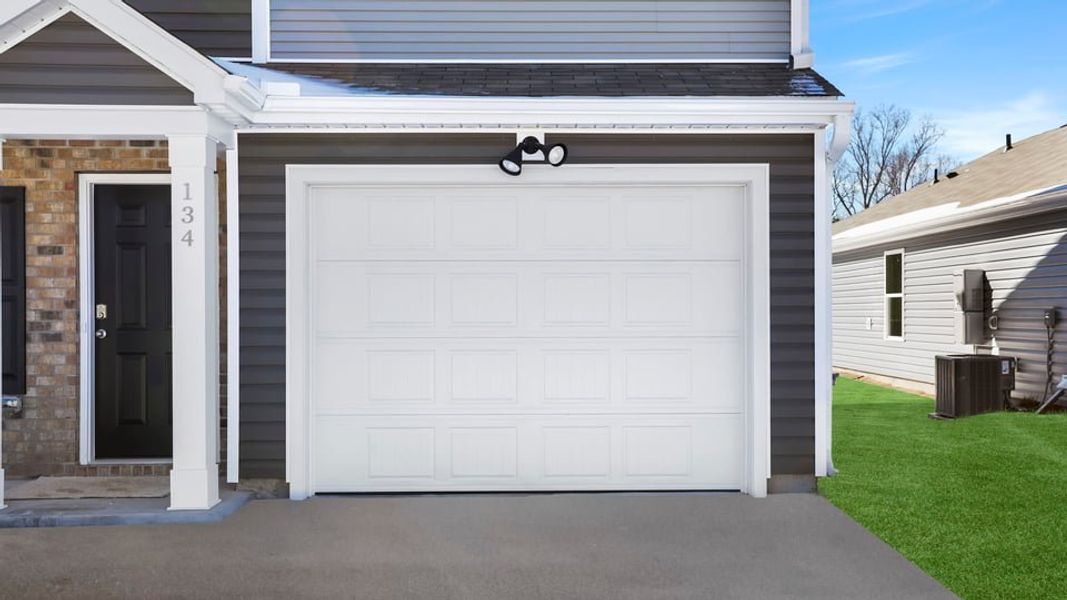 Exterior details and patio area of a home in Village Grove, Greenville (Image 4).