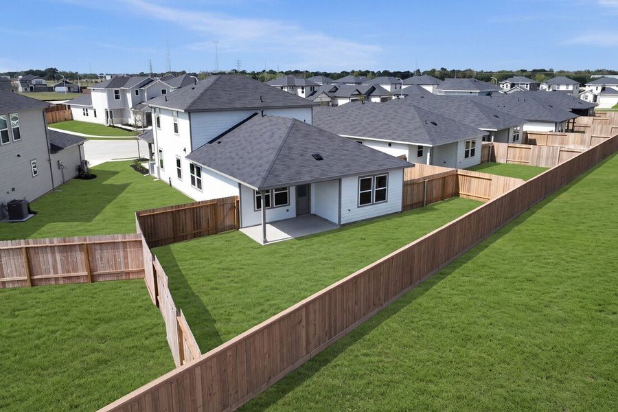 Exterior details and patio area of a home in Hockley Meadows, Hockley (Image 3).