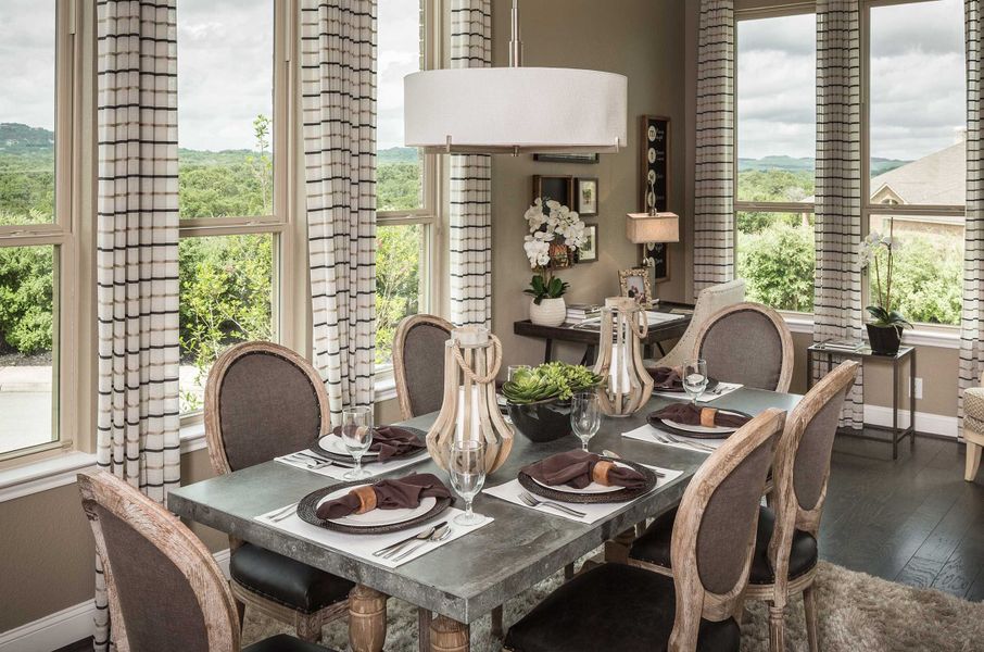 Representative Breakfast Nook - some options shown