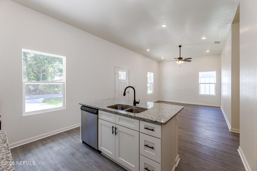 Furnished interior view inside a new home in , Jacksonville (Image 2). Furnished interior view inside a new home in , Jacksonville (Image 2).