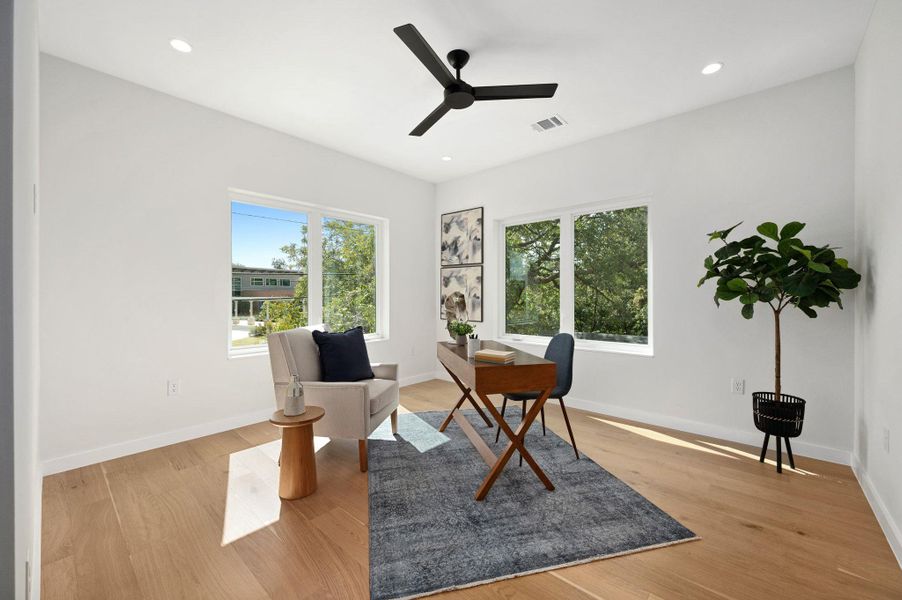 Furnished interior view inside a new home in , Austin (Image 18).