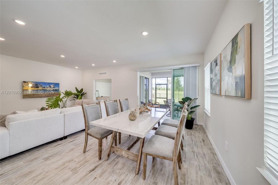 Furnished interior view inside a new home in , Port St. Lucie (Image 34).
