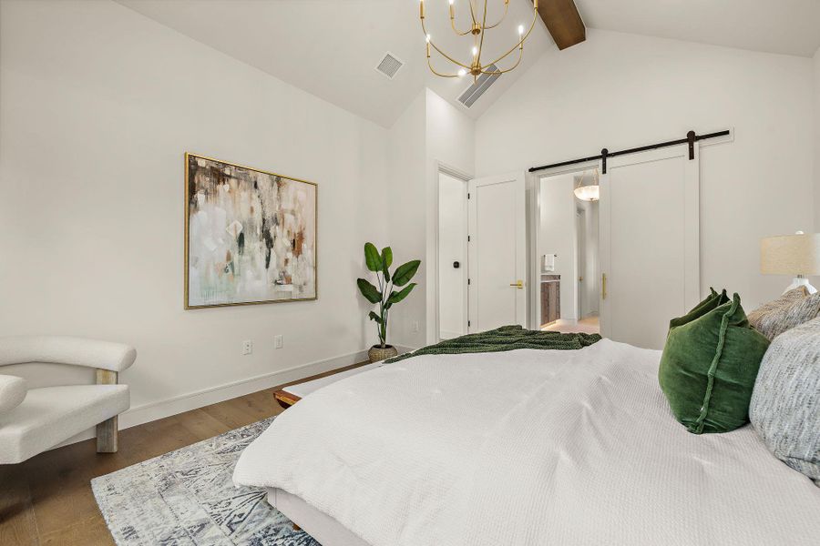 Furnished interior view inside a new home in , Austin (Image 11).