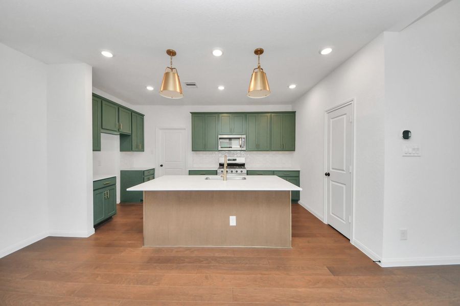 Furnished interior view inside a new home in 45' Traditional Homes at Elyson, Katy (Image 11).
