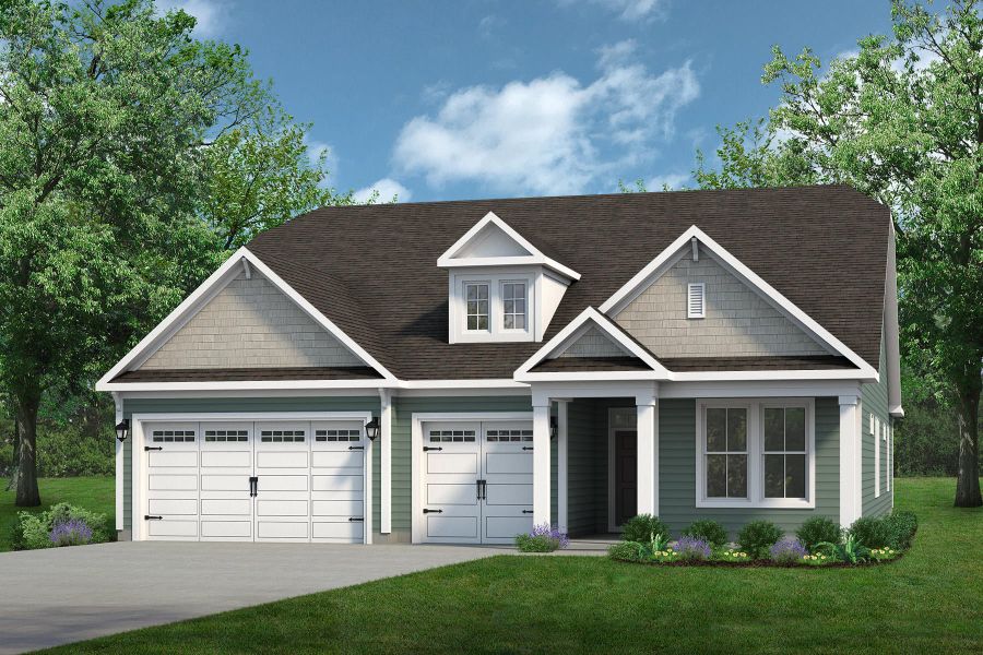 Representative exterior photo of a completed home built from the The Surfrider by Chesapeake Homes in Coastal Club of the Carolinas, Calabash, NC (Image 28).