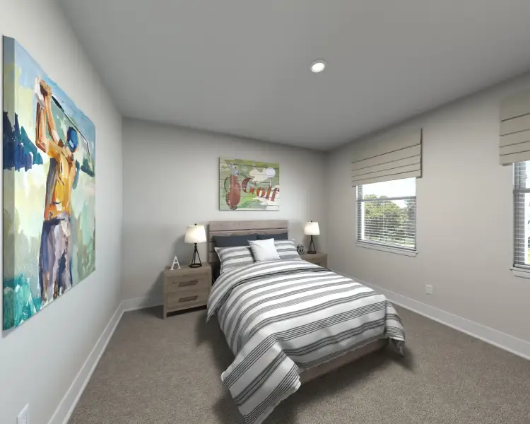 Furnished interior view inside a new home in Oakwood, Mebane (Image 7).