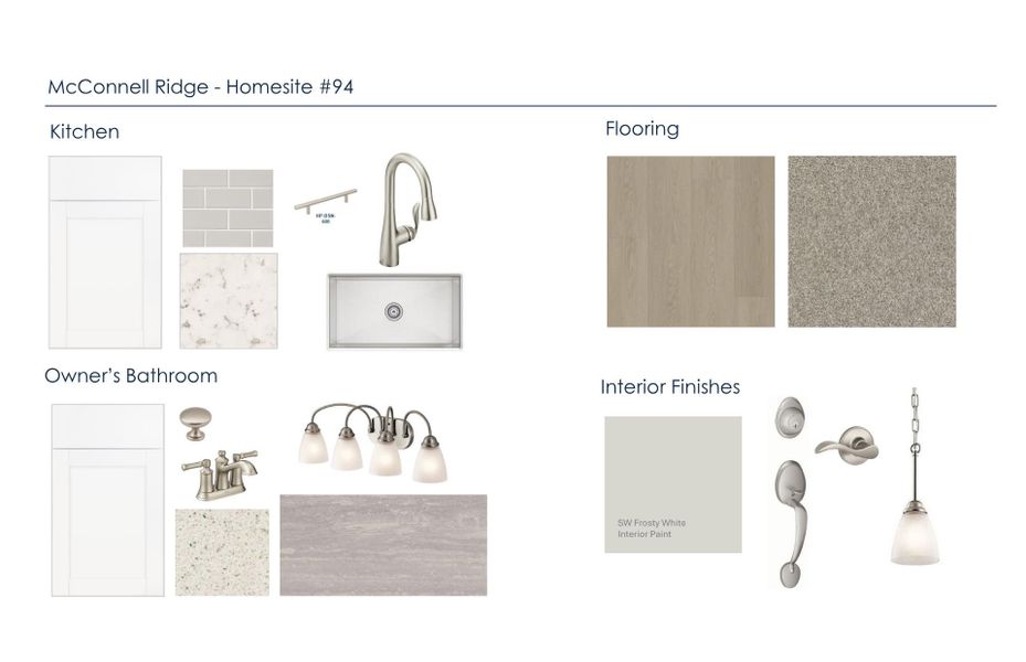Sample of building materials used in homes in McConnell Ridge, McLeansville (Image 17).