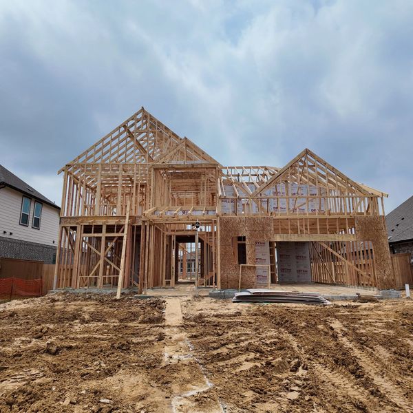 In-progress construction of a new home in Wildrye, Waller, TX (Image 3).