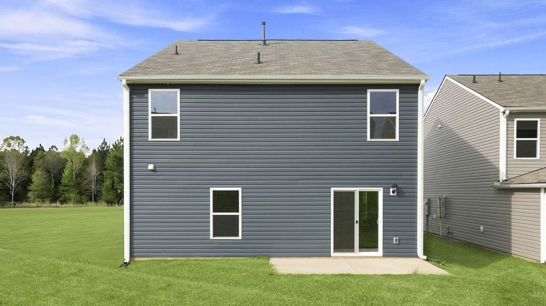 Exterior details and patio area of a home in Baxter Village, Boiling Springs (Image 18).