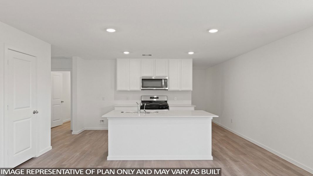Furnished interior view inside a new home in Lexington Heights, Willis (Image 3).