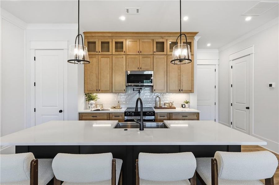 Furnished interior view inside a new home in , Braselton (Image 41).