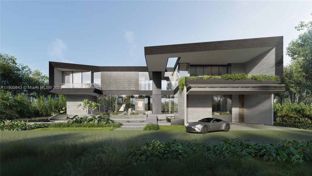 Exterior details and patio area of a home in , Davie (Image 29).