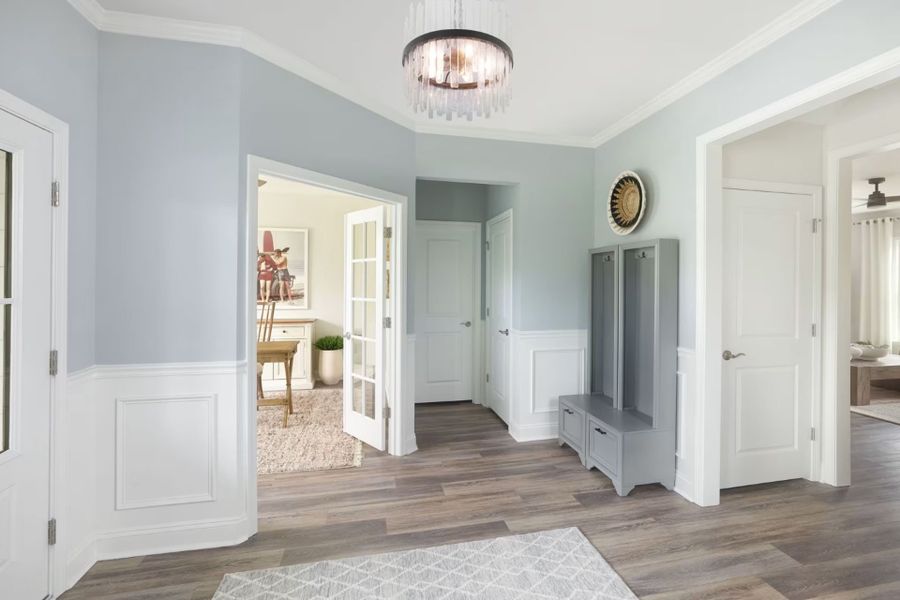 Representative furnished interior of a home built from the Woodward by Pulte Homes in Indigo Bay, Myrtle Beach (Image 8).