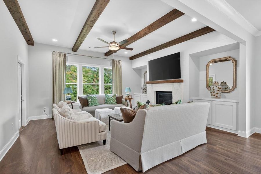 Furnished interior view inside a new home in Hemingway, Flowery Branch (Image 6).