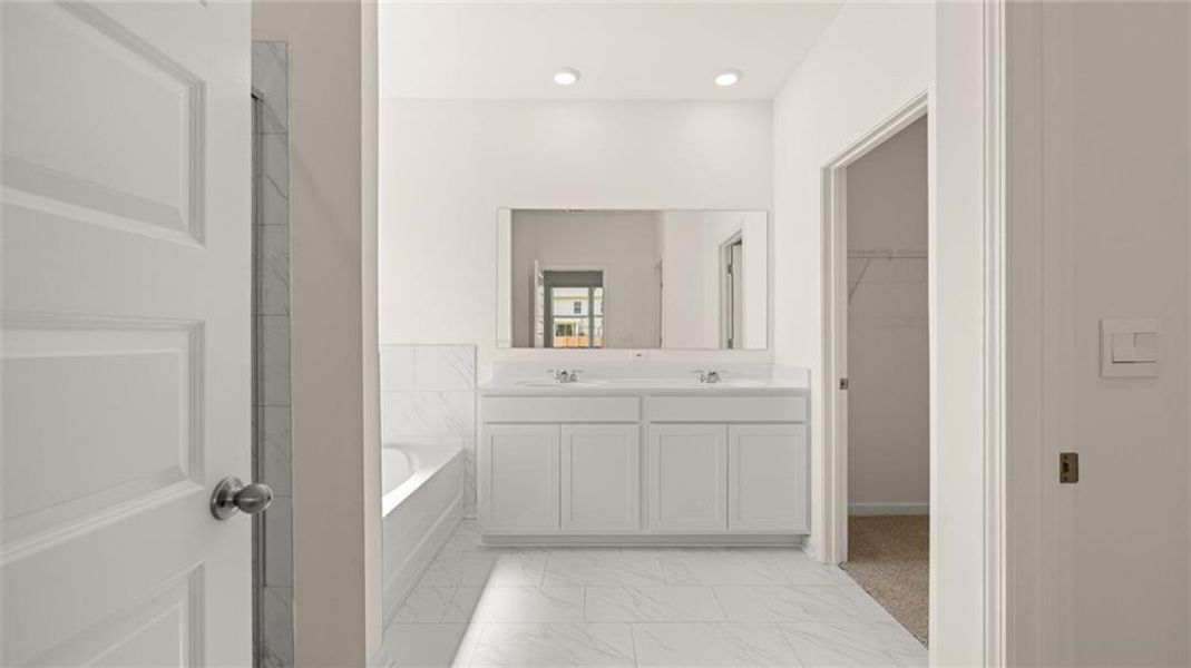 Furnished interior view inside a new home in The Preserve at Agricultural Village, Perry (Image 8).