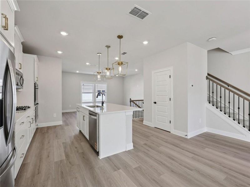 Furnished interior view inside a new home in , Lawrenceville (Image 5). Furnished interior view inside a new home in , Lawrenceville (Image 5).