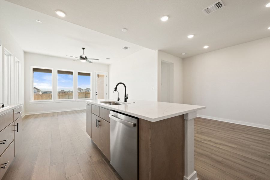 Furnished interior view inside a new home in Lariat, Liberty Hill (Image 13).