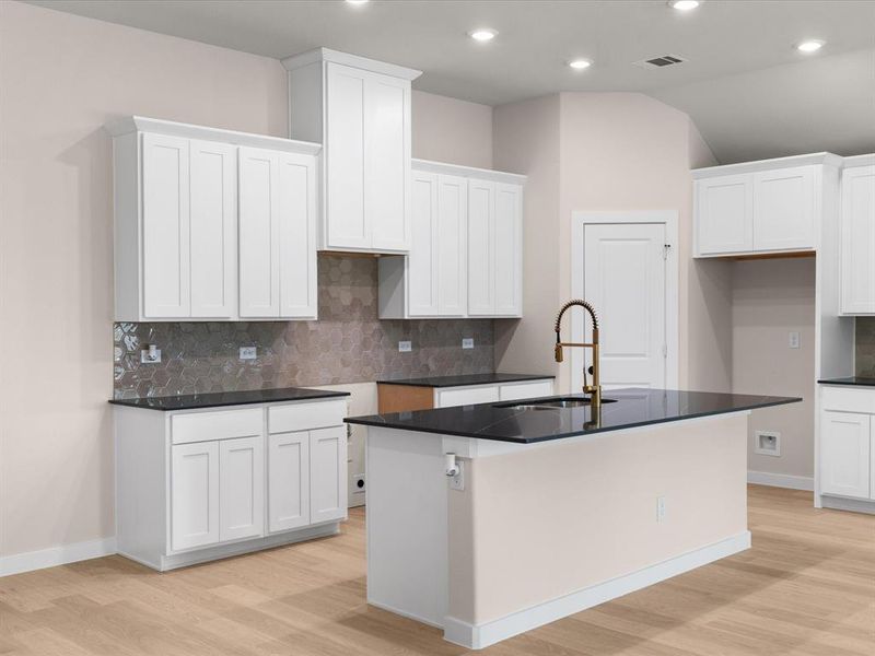 Furnished interior view inside a new home in Hadley Farms, Godley (Image 16). Furnished interior view inside a new home in Hadley Farms, Godley (Image 16).