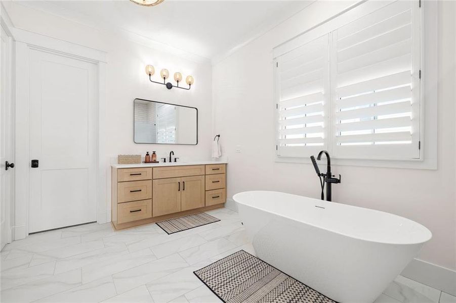 Furnished interior view inside a new home in , Dawsonville (Image 39).