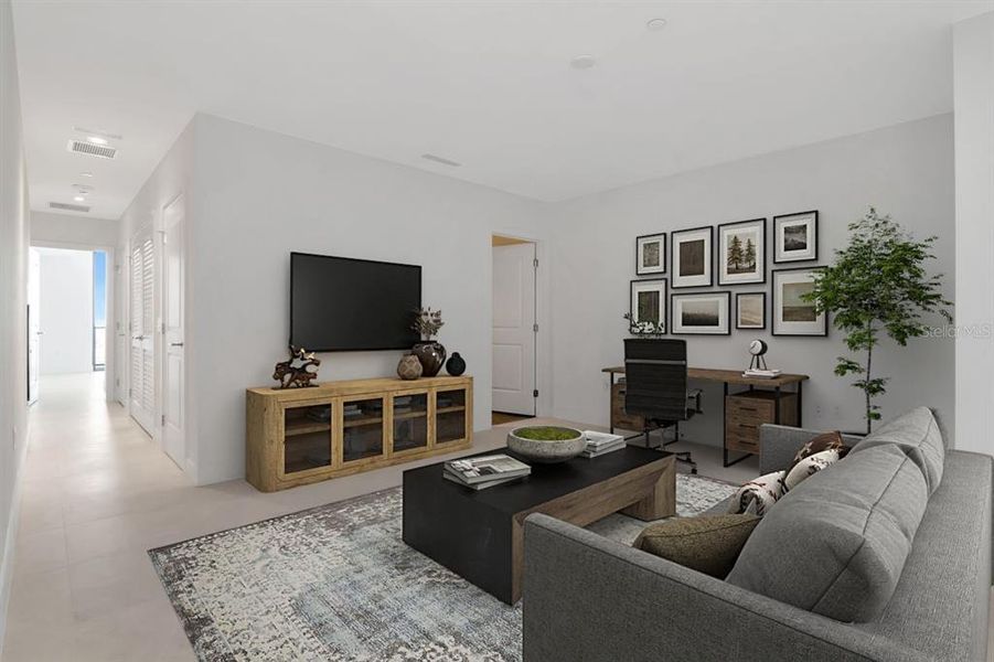 Furnished interior view inside a new home in , Tampa (Image 8).
