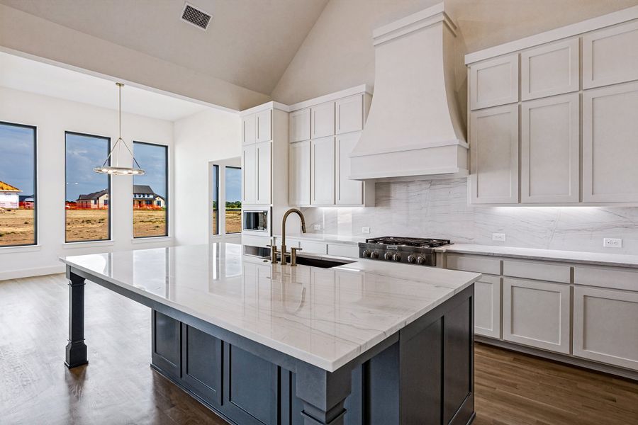 Furnished interior view inside a new home in Hilltop Ranch, Leander (Image 6).