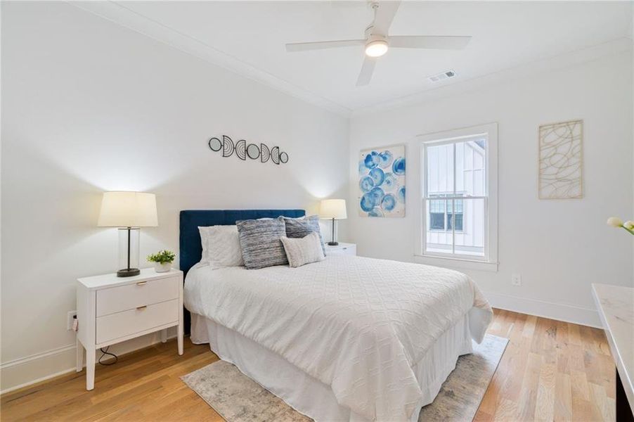 Furnished interior view inside a new home in Pendergrast Farm, Atlanta (Image 45).