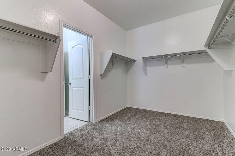 Primary Walk In Closet