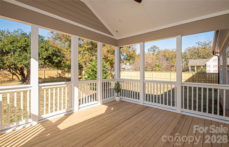 Wow! Don’t miss the expansive 15’ × 13’ screened-in deck with vaulted ceilings ideal for entertaining, relaxing, and hosting family gatherings.