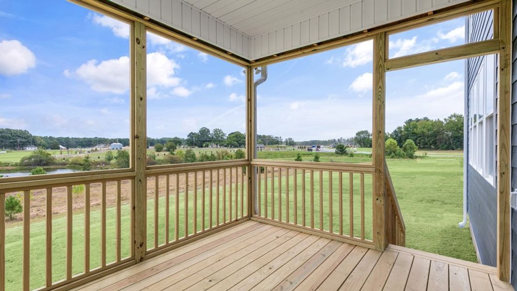 Representative exterior details of a home built from the Wylie by D.R. Horton in Kalas Falls, Wake Forest (Image 3).