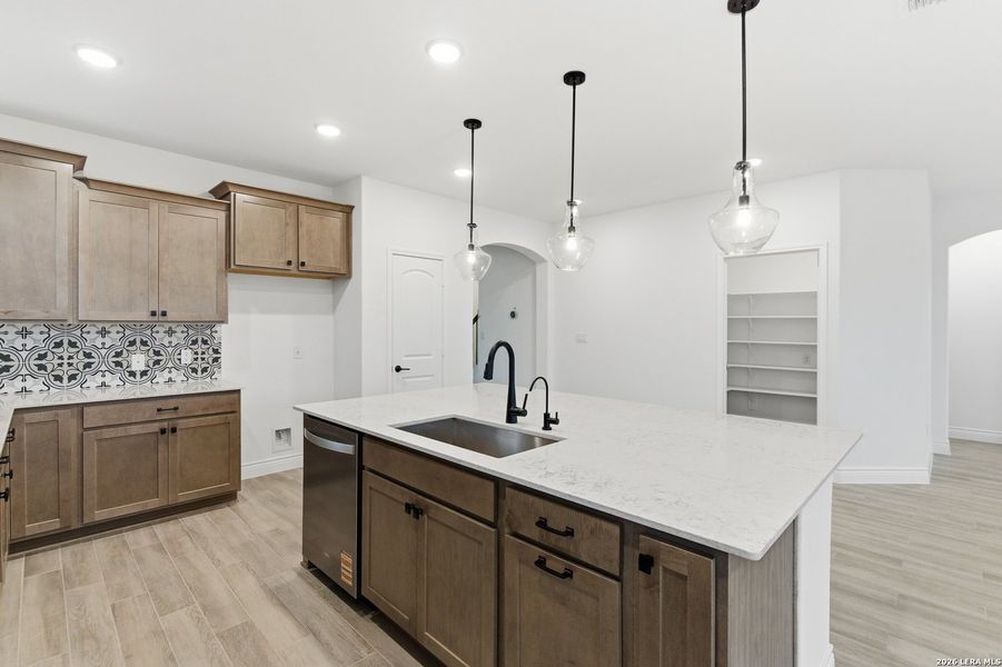 Furnished interior view inside a new home in Davis Ranch, San Antonio (Image 18).