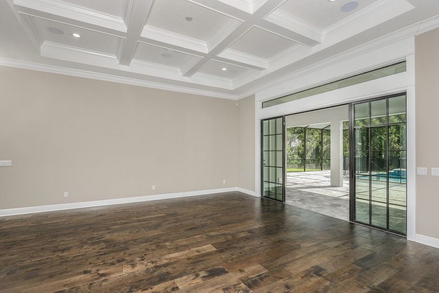 Representative unfurnished interior of a home built from the Carrington II by Mobley Homes in Sunset Estates, Lutz (Image 14).
