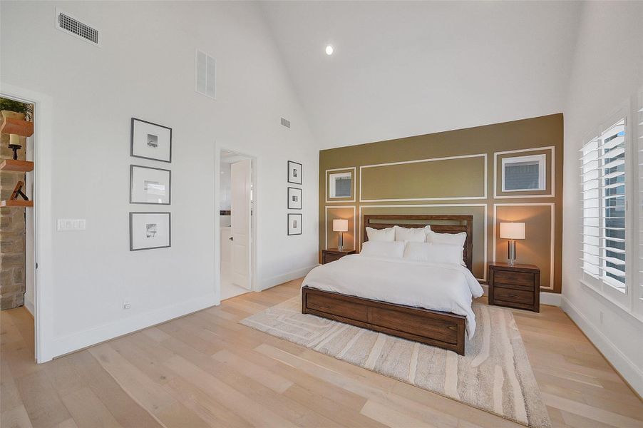 Furnished interior view inside a new home in , Cypress (Image 40).