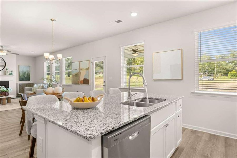 Furnished interior view inside a new home in Kingsmere Estates, Loganville (Image 13).