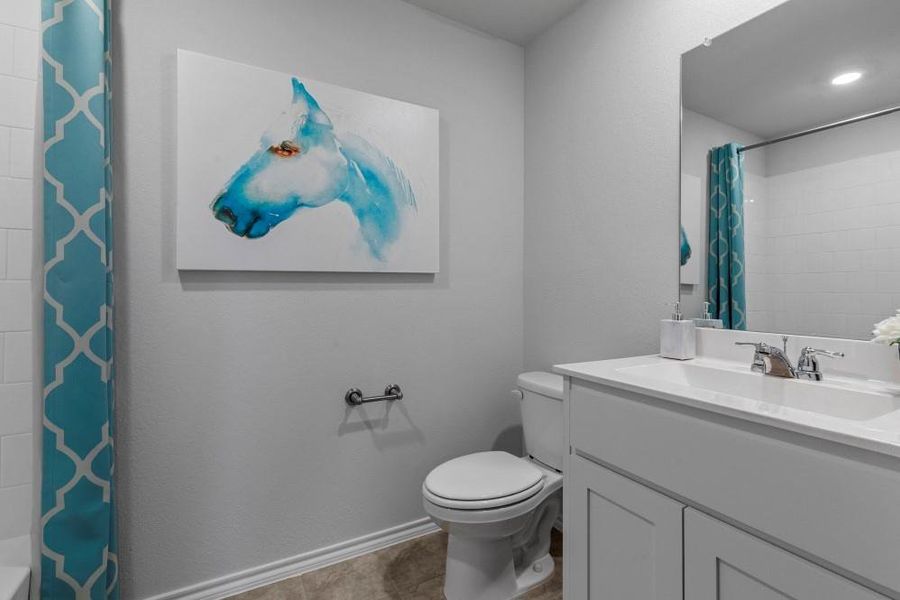 Furnished interior view inside a new home in Springhill South, Boyd (Image 14).