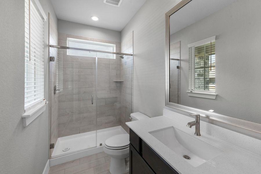 Furnished interior view inside a new home in Morton Creek Ranch, Katy (Image 12).