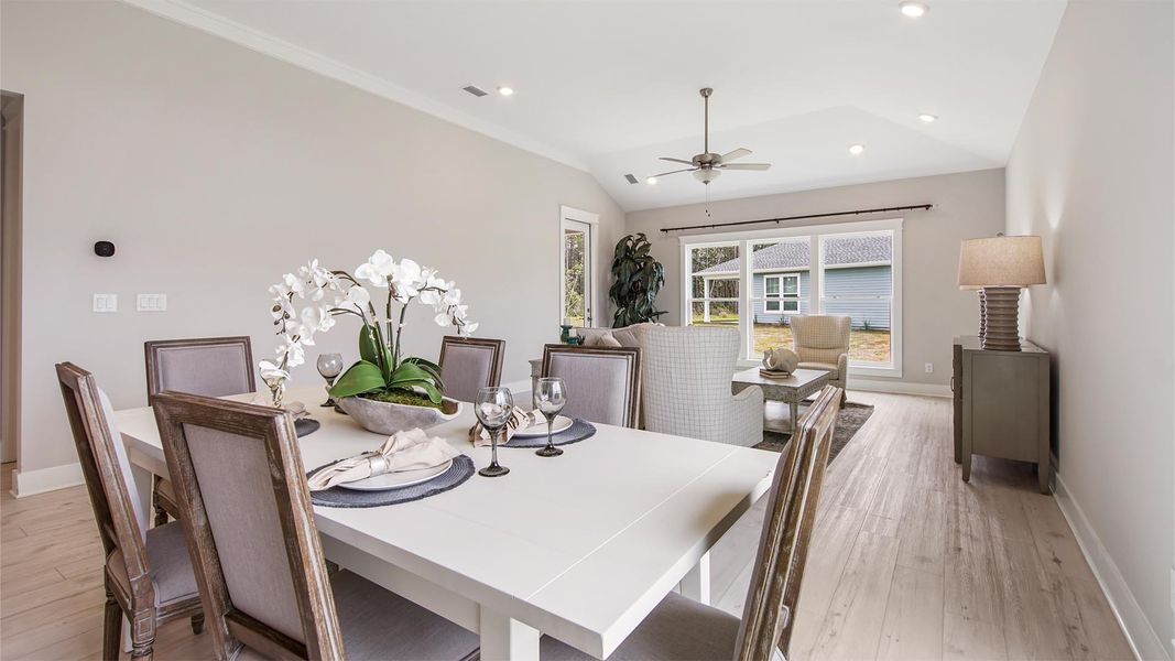 Furnished interior view inside a new home in Breakfast Point East Phase I, Panama City Beach (Image 12).