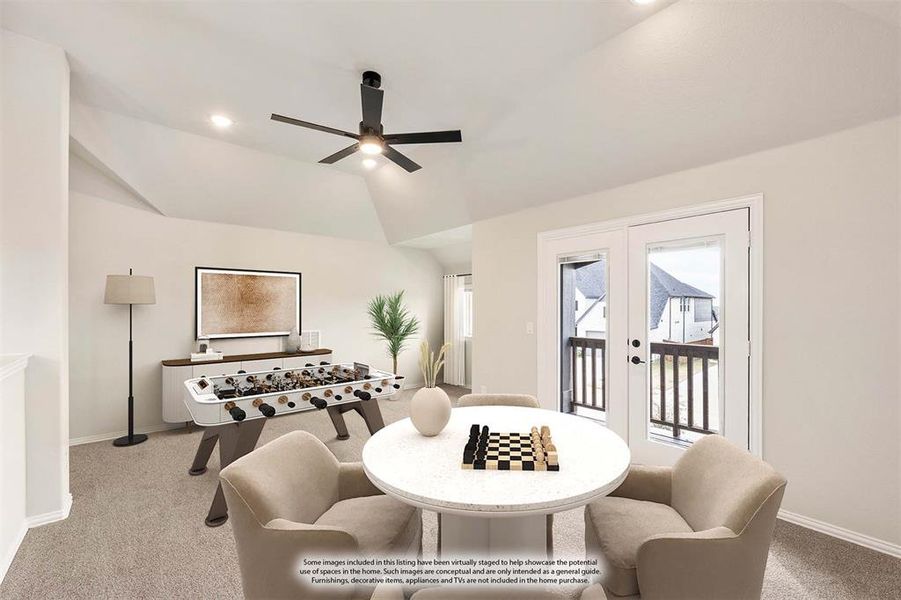 Furnished interior view inside a new home in Sonoma Verde, McLendon-Chisholm (Image 9).