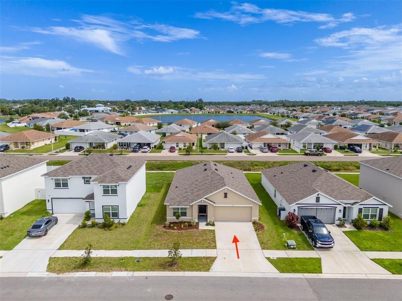 Front exterior of a new home in Brookside, Ruskin, FL, highlighting curb appeal (Image 20). Front exterior of a new home in Brookside, Ruskin, FL, highlighting curb appeal (Image 20).