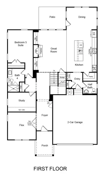 2D floor plan layout of this home in Auburn Glen, Dacula, GA (Image 4). 2D floor plan layout of this home in Auburn Glen, Dacula, GA (Image 4).