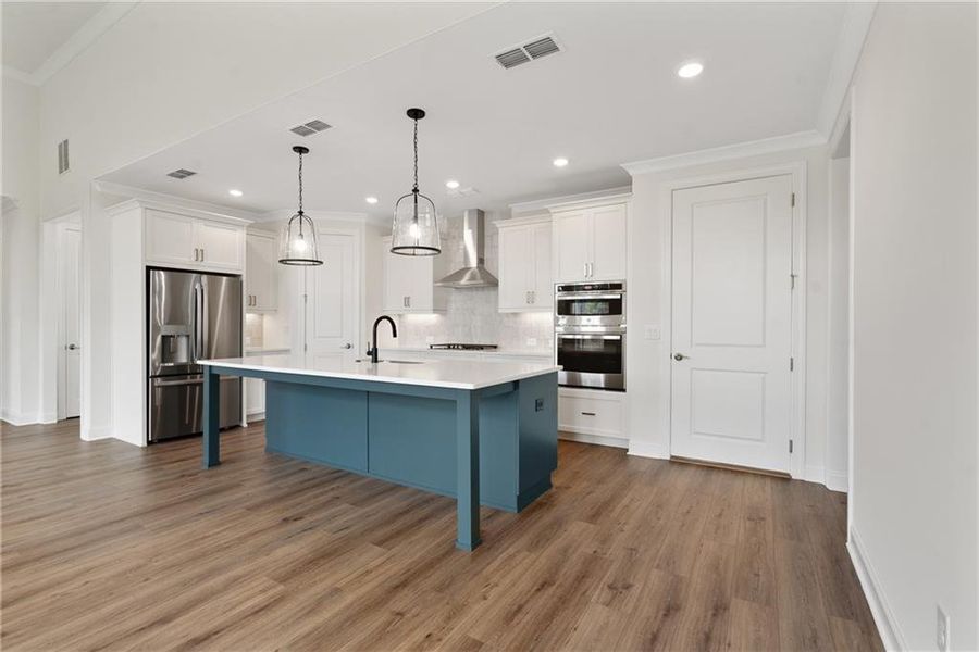 Furnished interior view inside a new home in Promenade at Sawnee Village, Cumming (Image 8).