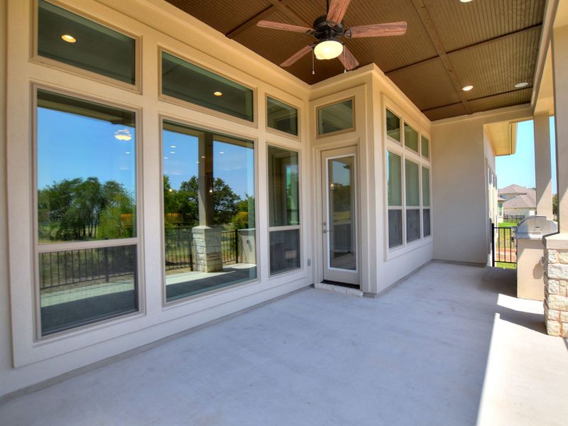 Representative exterior details of a home built from the Siena III by Giddens Homes in Clearwater Ranch, Liberty Hill (Image 74).