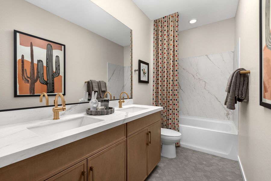 Representative furnished interior of a home built from the Sienna by Mattamy Homes in Soleo, San Tan Valley (Image 17).