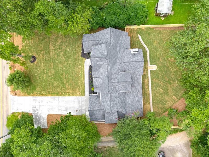 Front exterior of a new home in , Powder Springs, GA, highlighting curb appeal (Image 27).