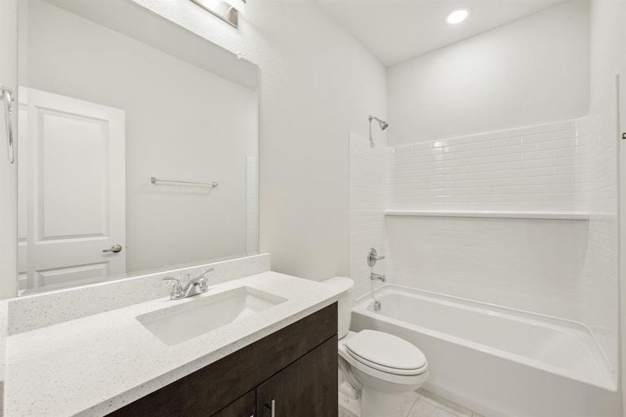 Furnished interior view inside a new home in Georgetown at Kings Fort, Kaufman (Image 17).