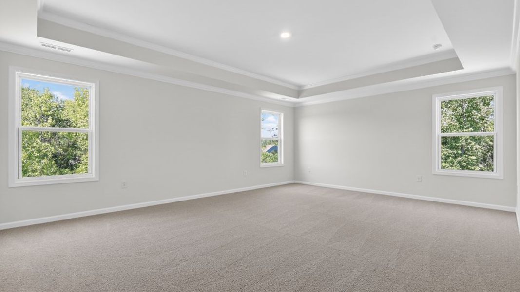 Representative unfurnished interior of a home built from the Wylie by D.R. Horton in The Manors at Winston Pointe, Clayton (Image 17).