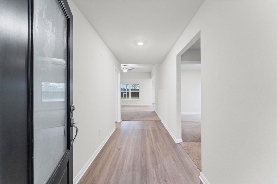Entry Foyer viewed from the front door Entry Foyer viewed from the front door