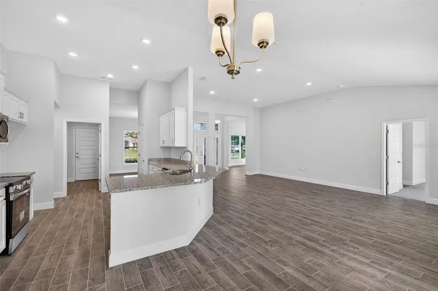 Furnished interior view inside a new home in Hill Country Estates, Dade City (Image 4).