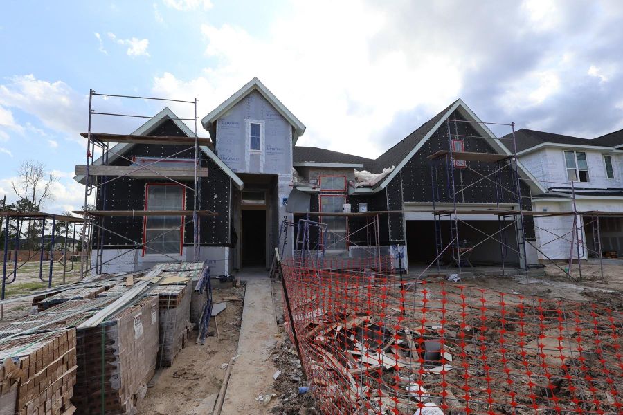 In-progress construction of a new home in Woodson’s Reserve, Spring, TX (Image 5). In-progress construction of a new home in Woodson’s Reserve, Spring, TX (Image 5).