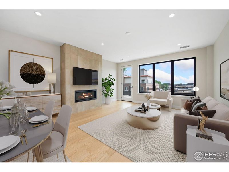 Furnished interior view inside a new home in , Loveland (Image 13).