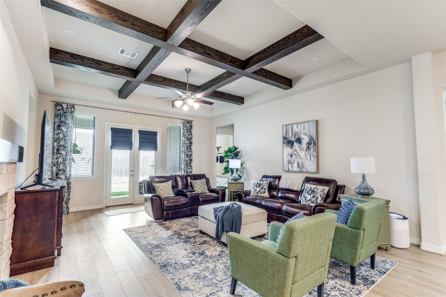 Furnished interior view inside a new home in , League City (Image 10).